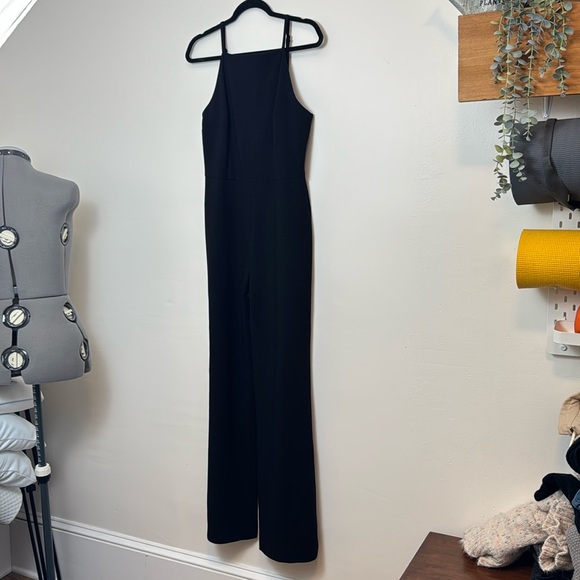 French Connection Square Neck Wide Leg Jumpsuit - Picture 2 of 8